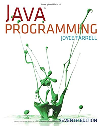 Java Programming 7th Edition