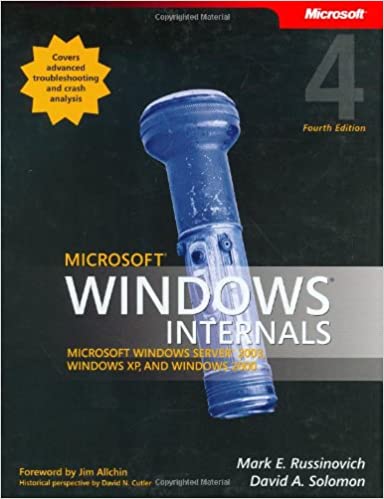 Microsoft Windows Internals (4th Edition) by Mark E. Russinovich, David A. Solomon