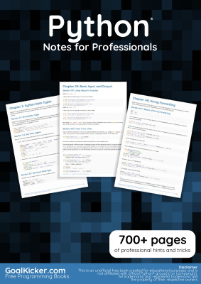 Python Notes for Professionals