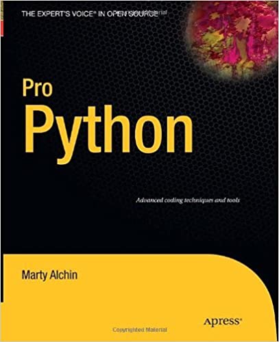 Pro Python by Marty Alchin