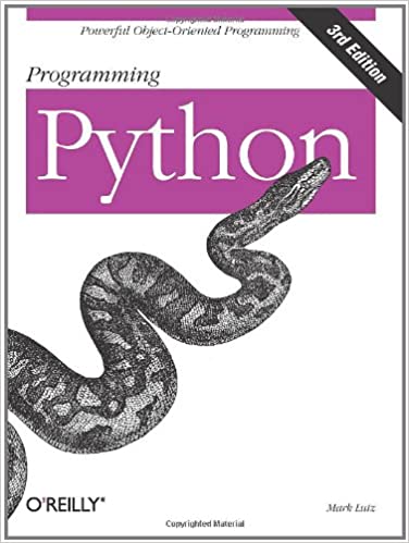 Programming Python 3rd edition by Mark Lutz