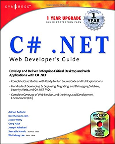 C#.net Web Developer's Guide by Saurabh Nandu