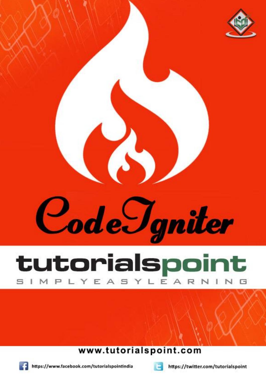 CodeIhniter by Tutorials Point