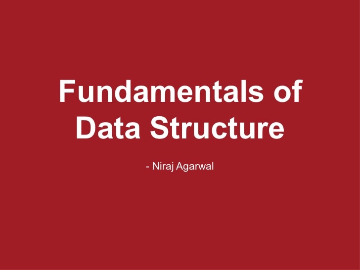 Fundametals Of Data Structures