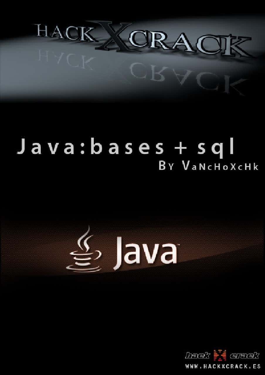 Java: bases + sql by Vanchoxchk