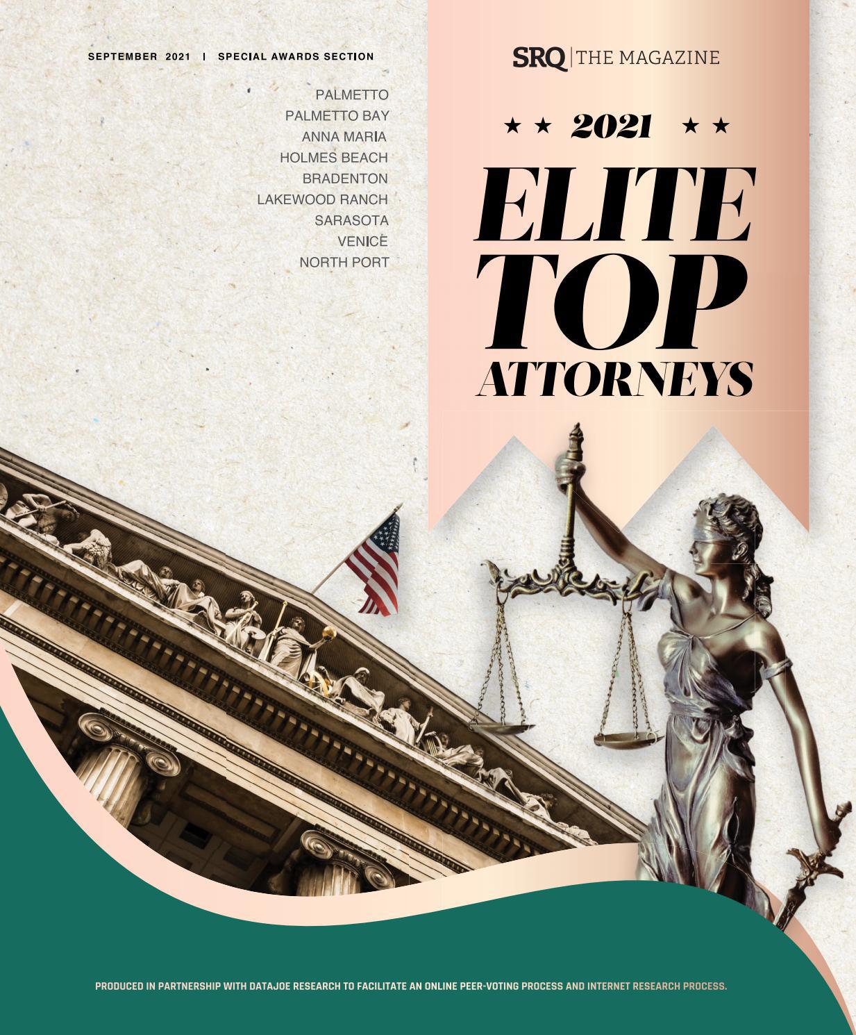 SRQ Magazine | Elite Top Attorneys September 2021
