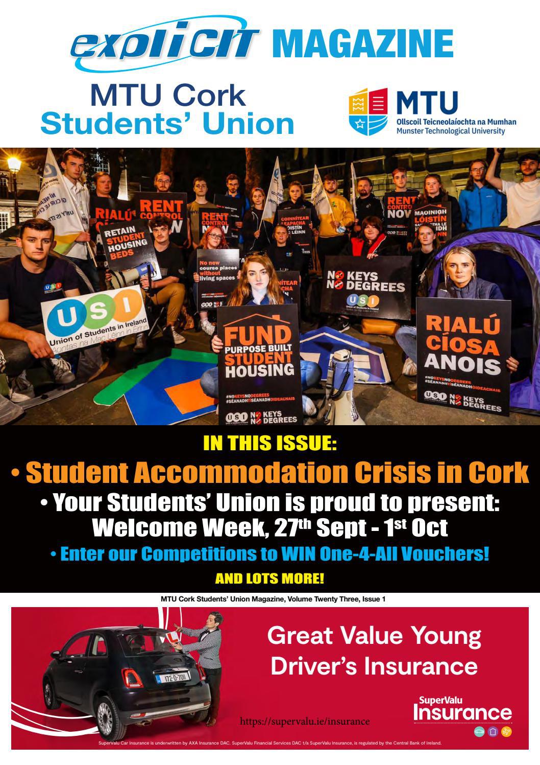 explicit, magazine of MTU Cork Students' Union
