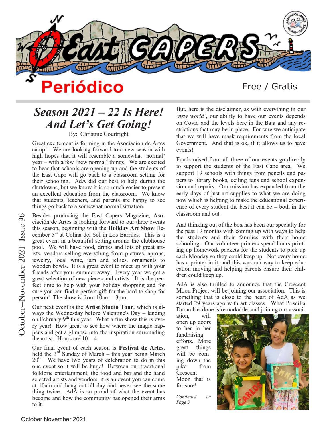 East Capers magazine October-November 2021 Issue 96