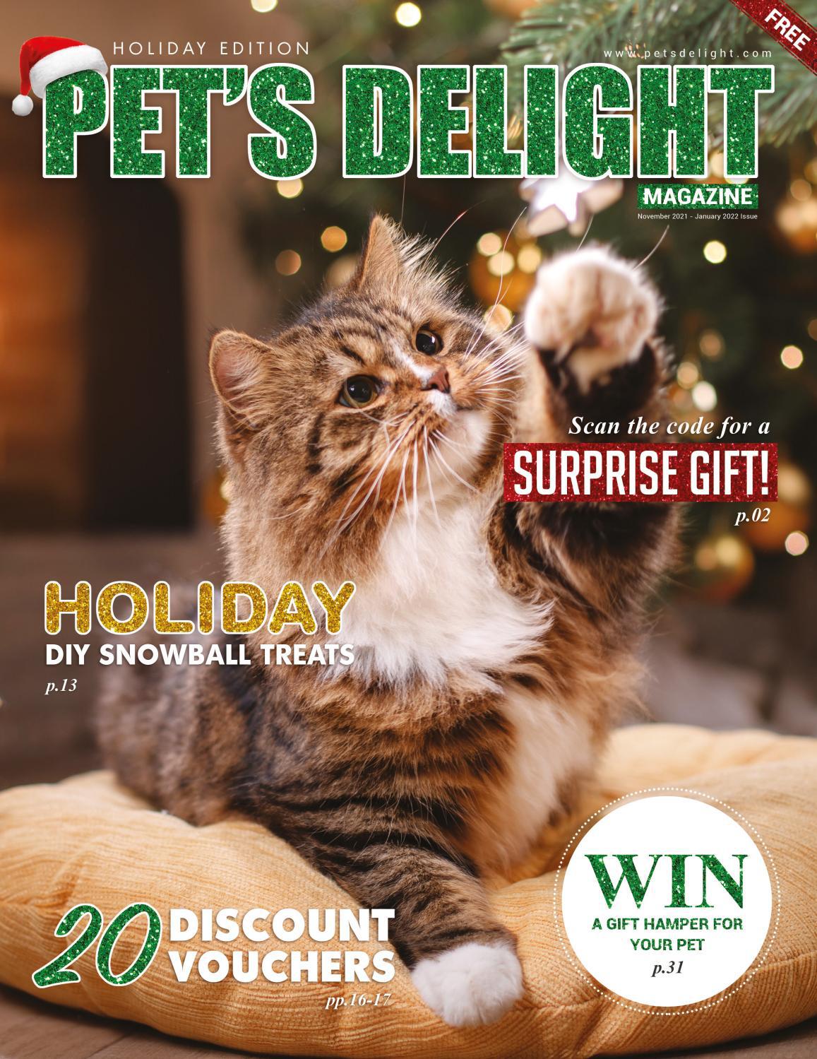 Pet's Delight Magazine. Holiday edition, November 2021 — January 2022
