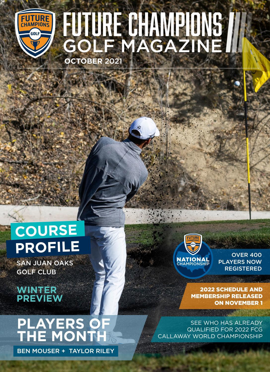 Future Champions Golf Magazine // October 2021 Issue