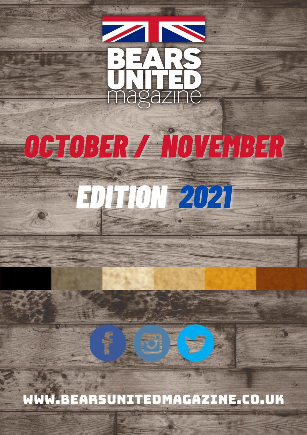 Bears United Magazine Newsletter Edition Oct/Nov 2021