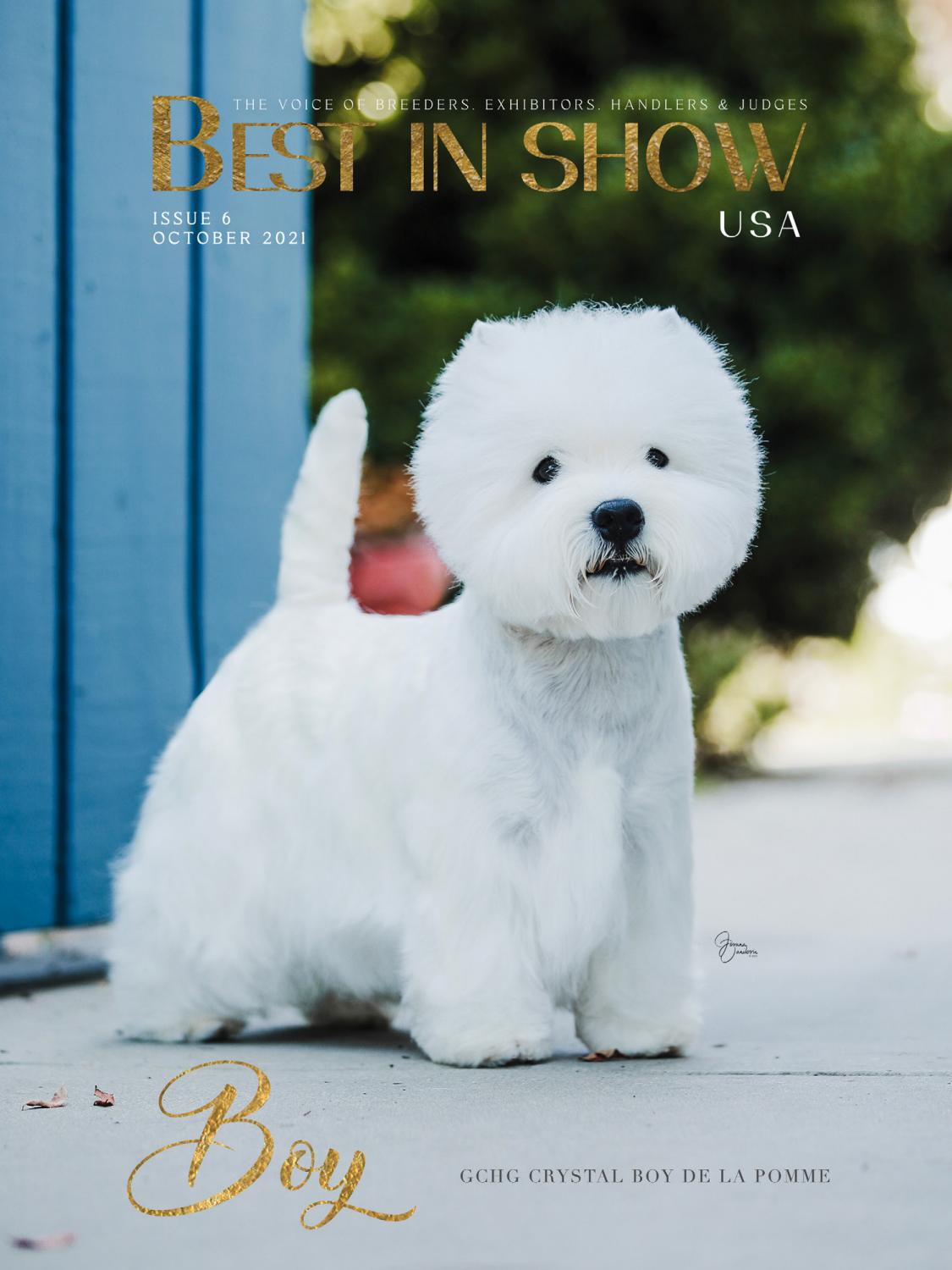 Best in Show Magazine USA • October 2021