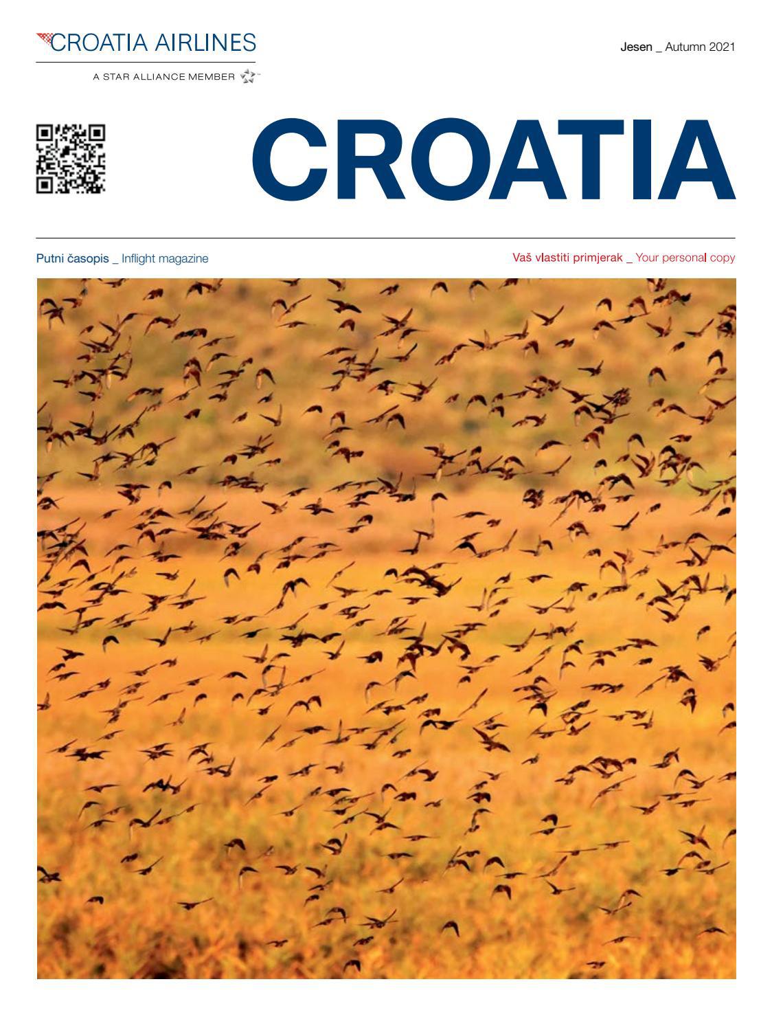 Putni časopis CROATIA jesen 2021 / Inflight magazine CROATIA Autumn 2021