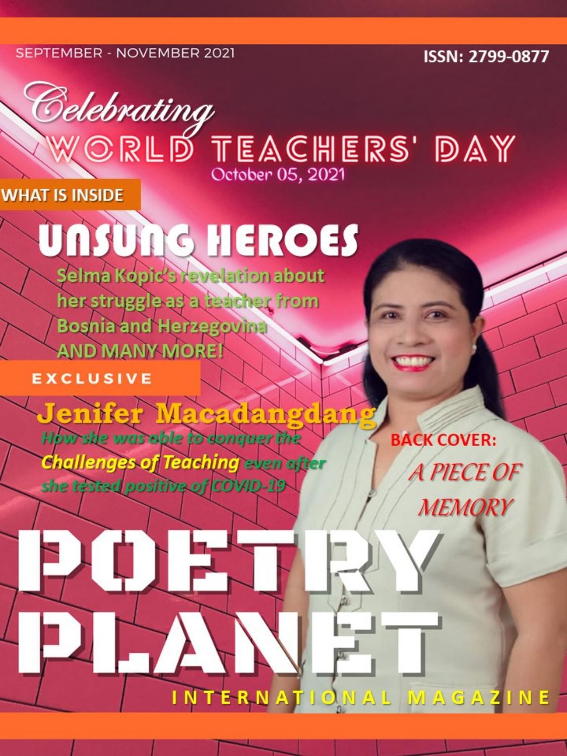 THE UNSUNG HEROES (Poetry Planet International magazine 2nd issue)