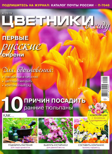 Цветники в саду №4, апрель 2019