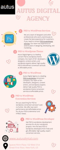 PSD to WordPress Services