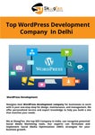 Top WordPress Development Company  in Delhi