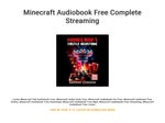 Minecraft Audiobook Free Complete Streaming