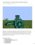 Minecraft Shield Recipes and introduction