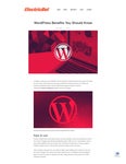 WordPress Benefits You Should Know