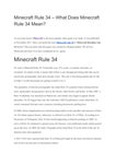 Minecraft Rule 34 – What Does Minecraft Rule 34 Mean?