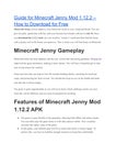 Guide for Minecraft Jenny Mod 1.12.2 – How to Download for Free