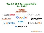 Top 10 seo tools available for free