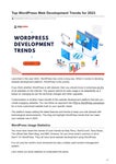 Top WordPress Web Development Trends