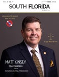 SOUTH FLORIDA magazine Sept 2022 | Matt Kinsey appointed President of Toastmasters International