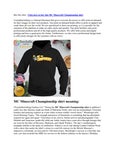 MC Minecraft Championship shirt