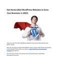 Hire Experienced WordPress Developers in Sydney, Australia