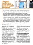 RHB Magazine Sept 2022 - Changes to Elevator Code Require Technological Upgrades