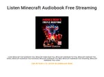 Listen Minecraft Audiobook Free Streaming