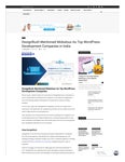 DesignRush Mentioned Mobulous As Top WordPress Development Companies