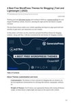 4 Best Free WordPress Themes For Blogging [ Fast And Lightweight ] (2022)