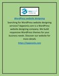 Wordpress Website Designing | Appeonix.com