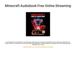 Minecraft Audiobook Free Online Streaming
