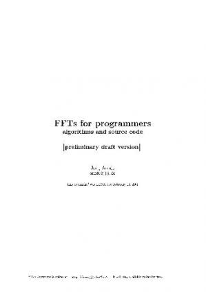 FFTs for programmers, Algorithms and source code by Jorg Arndt